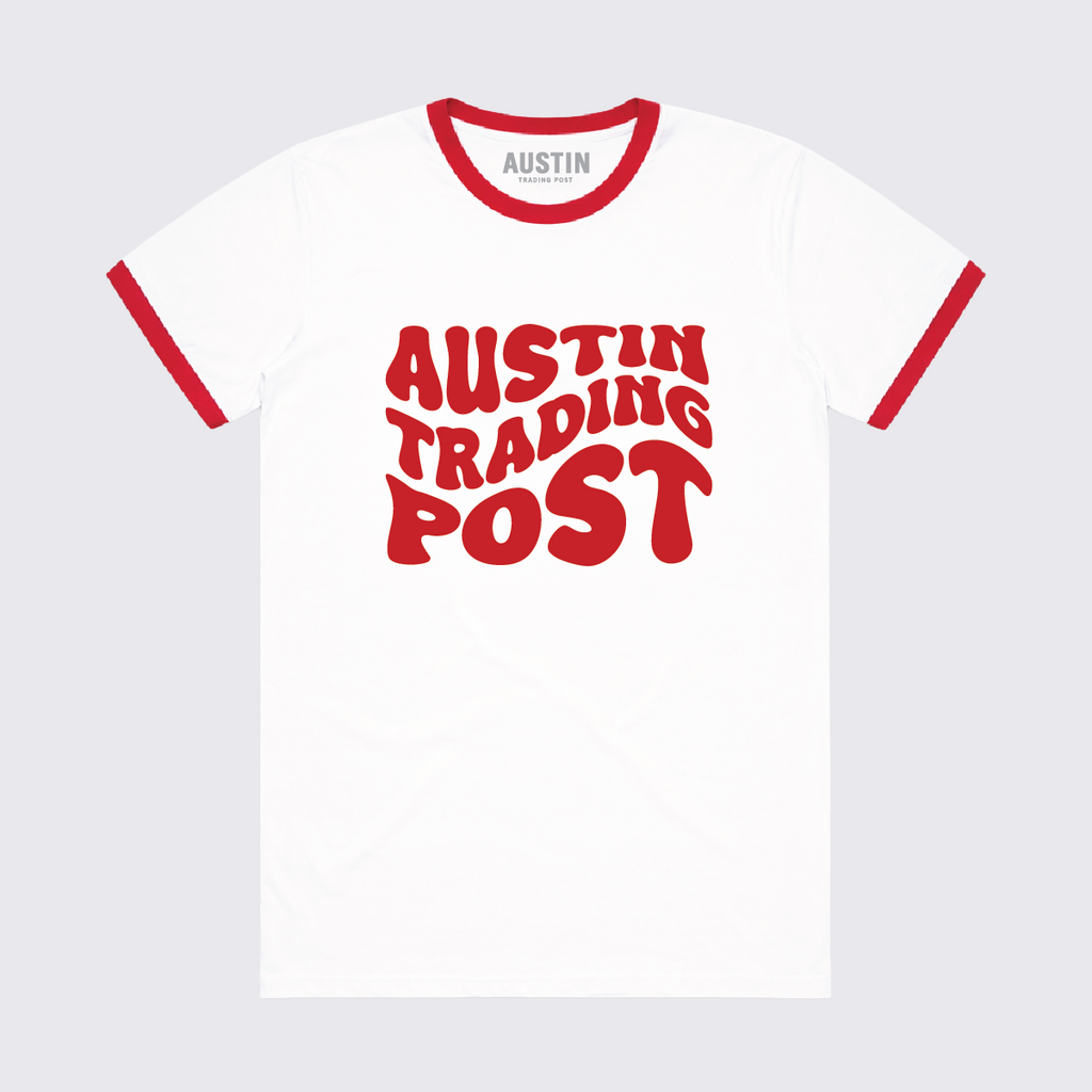 Austin Trading Post Groovy Ringer T-Shirt