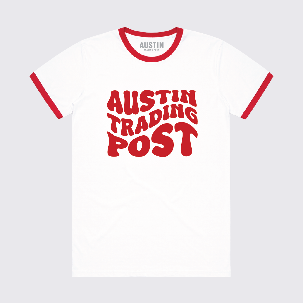 Austin Trading Post Groovy Ringer T-Shirt