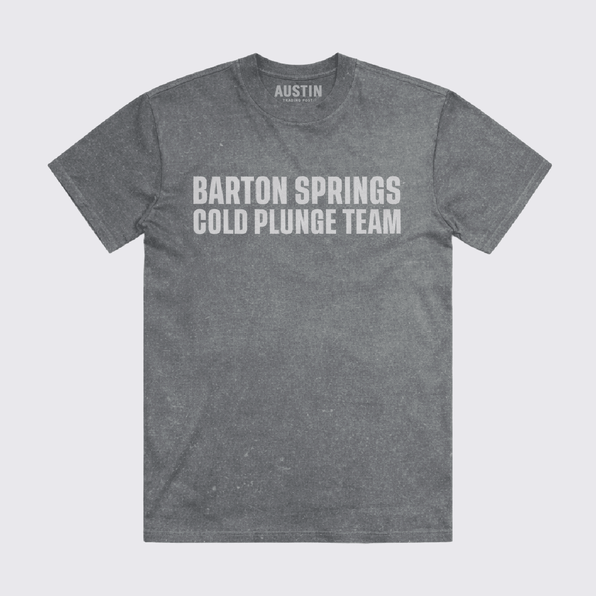 Barton Springs Cold Plunge Team Stonewash T-Shirt - Austin Trading Post